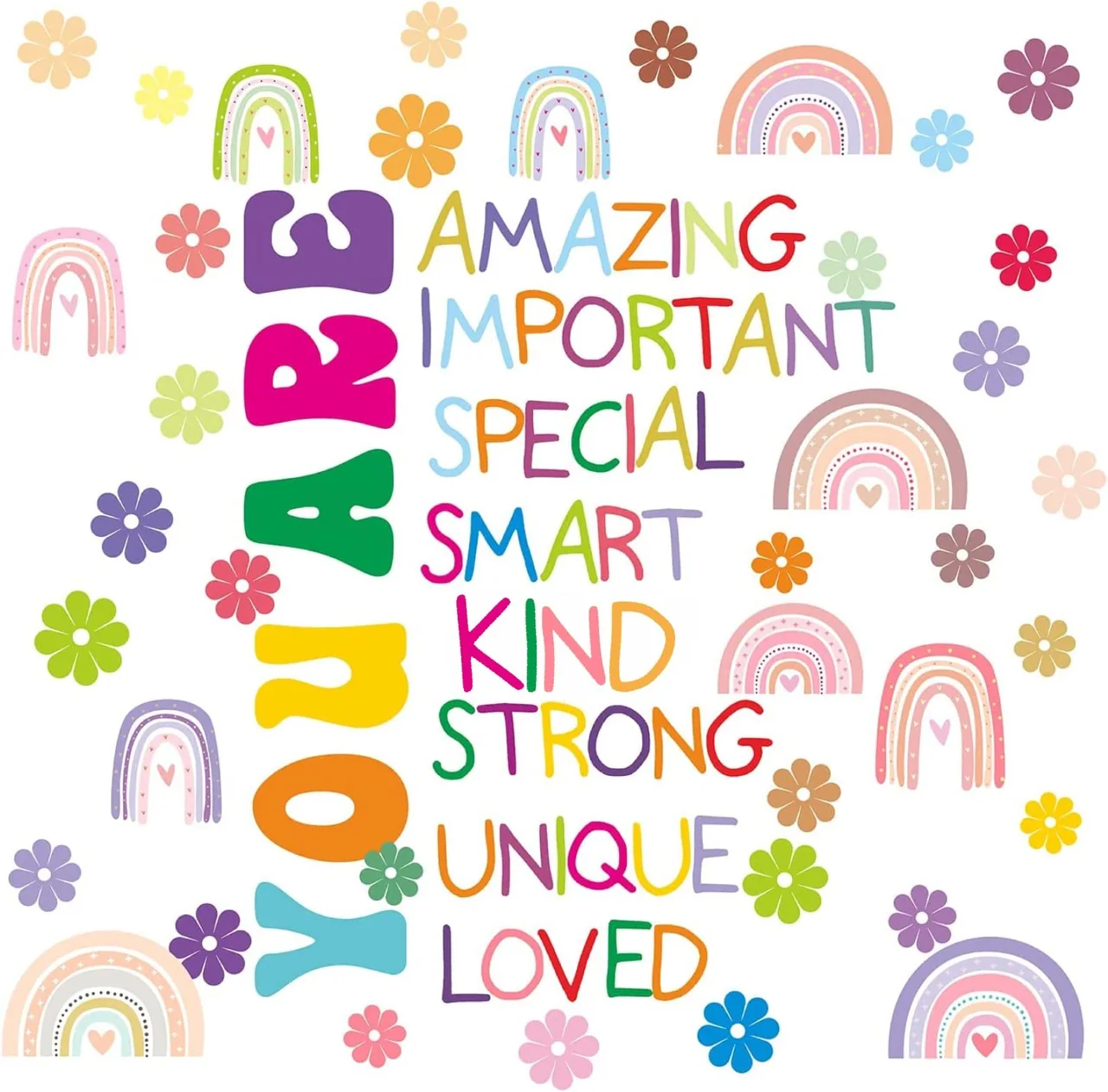 Inspirational wall decals