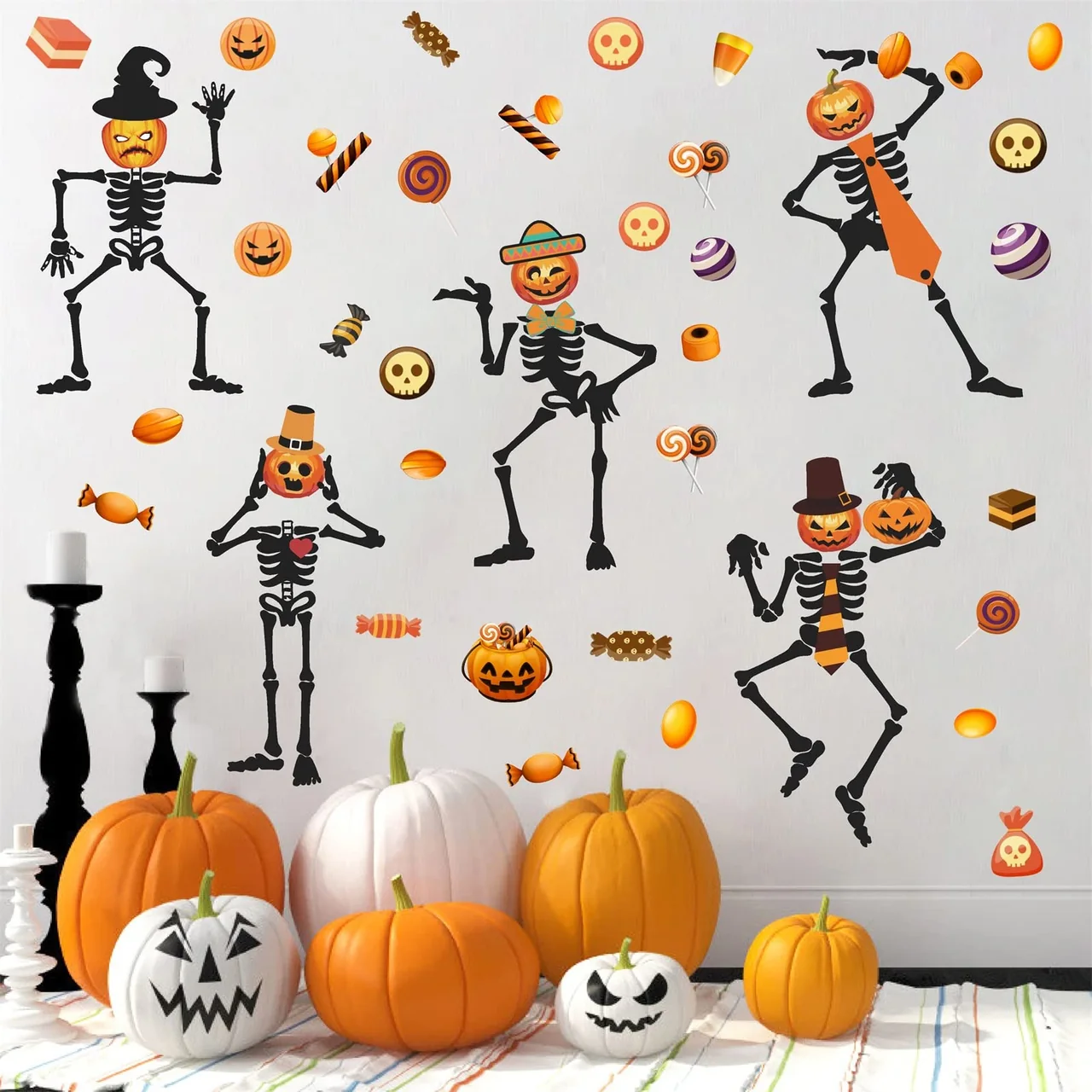 Holiday wall and window decals