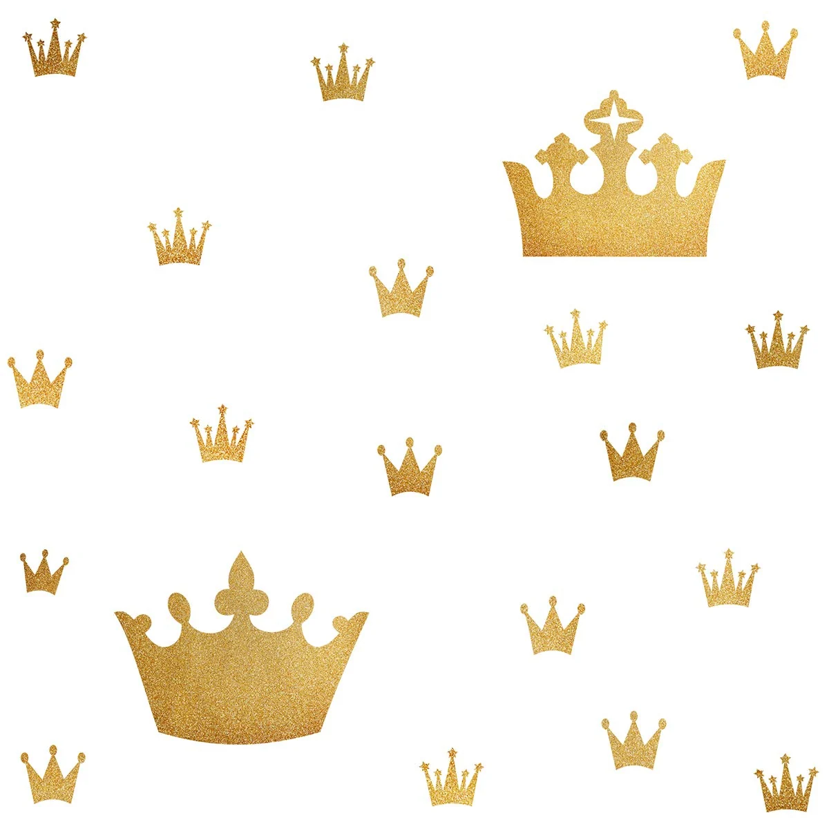 Crown Wall Decals for Girls Bedroom Kids Room Princess Wall Decor Stickers